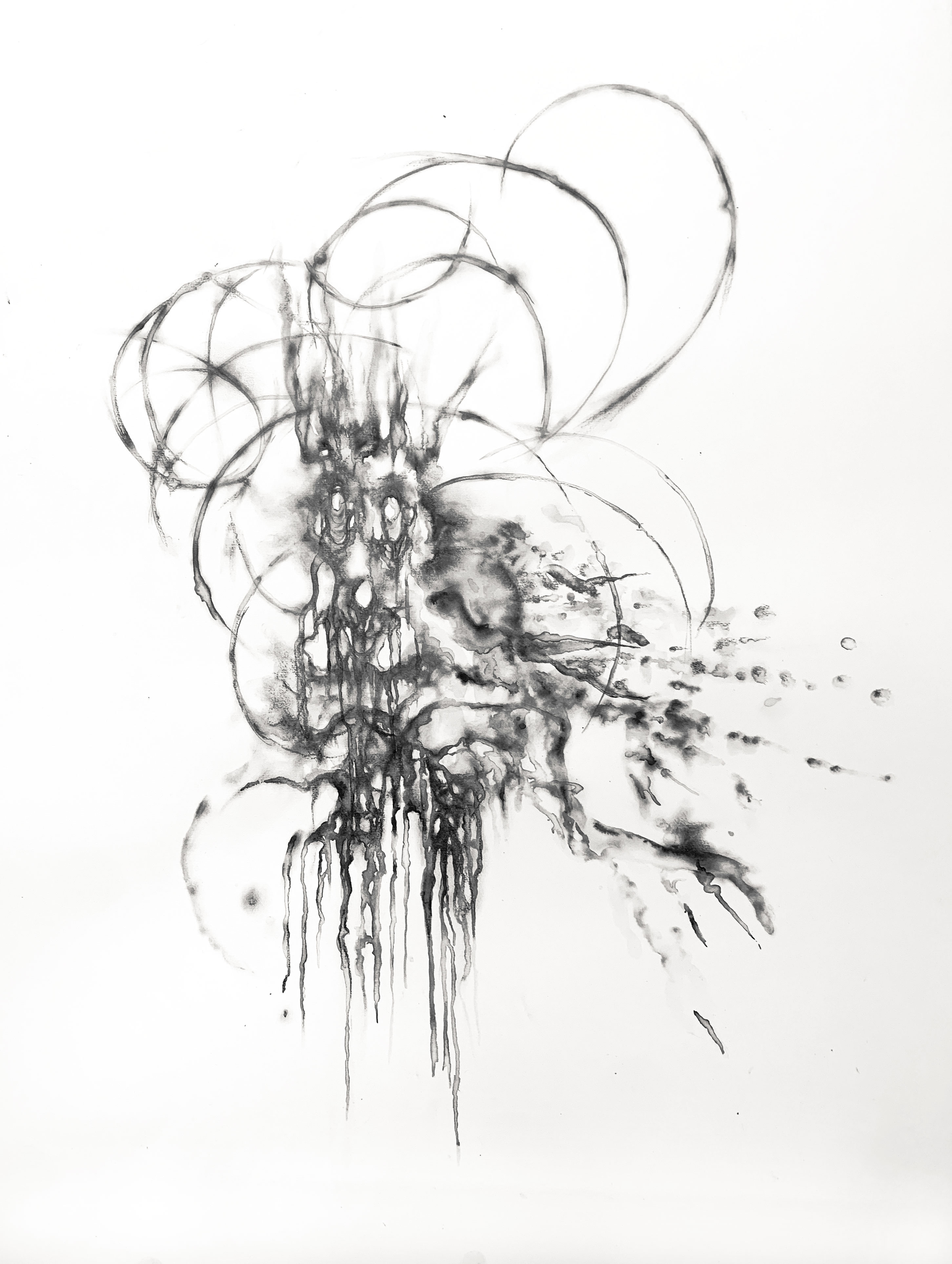 Unified Fields - Drawings - There Was An Old Woman Series - 4